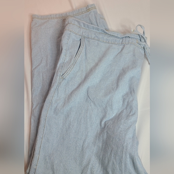 Universal Thread Women's Pull-on Pants Sz 16R Drawstring Wide Leg - Picture 6 of 7